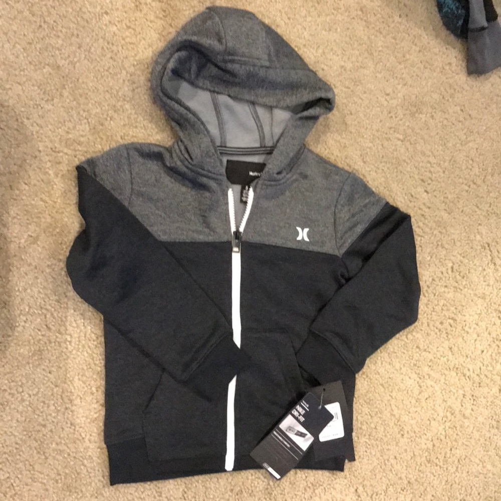 Boys Hurley Nike Dri Fit Zip Up Jacket